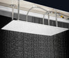 LED Large Rainfall Shower Head Ceiling Brass Bathroom Shower with Arm