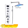 LED Shower Panel and Shower Head Free Wall Mounted Shower Faucet