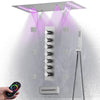 LED Thermostatic Brass Shower System with Body Jets and Handheld Spray