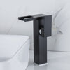 LED Waterfall Faucet Color Changes With Temperature Basin Mixer Tap