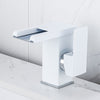 LED Waterfall Faucet Color Changes With Temperature Basin Mixer Tap