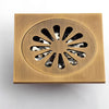 Linear Floor Drain Brass Shower Bath Drain Cover with Filter Strainer