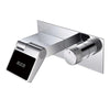 Luxury Bathroom Faucet Brass Water Mixer Tap with LED Digital Display