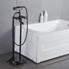 Luxury Brass Antique Freestanding Bathtub Faucet with Handheld Shower