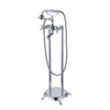 Luxury Brass Antique Freestanding Bathtub Faucet with Handheld Shower