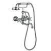 Luxury Brass Bathroom Bathtub Mixer Faucet with Handheld Shower Set