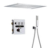 Embedded Brass Shower System Thermostatic Hot Cold Bath Mixer