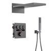 Embedded Brass Shower System Thermostatic Hot Cold Bath Mixer