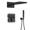 Embedded Brass Shower System Thermostatic Hot Cold Bath Mixer