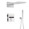Embedded Brass Shower System Thermostatic Hot Cold Bath Mixer
