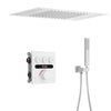 Embedded Brass Shower System Thermostatic Hot Cold Bath Mixer