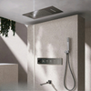 Luxury Brass Embedded Ceiling Thermostatic Shower System Bathroom Mixer