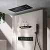 Luxury Brass Embedded Ceiling Thermostatic Shower System Bathroom Mixer
