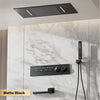 Luxury Brass Embedded Shower System With Temperature Digital Display