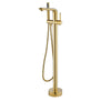 Luxury Brass Freestanding Bathtub Faucet with Hand Shower Mixer Tap