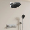 Luxury Brass LED Digital Bathroom Shower System Thermostatic Mixer