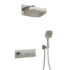 Luxury Brass LED Digital Bathroom Shower System Thermostatic Mixer