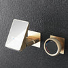 Luxury Brass LED Digital Display Bathroom Faucet Waterfall Basin Mixer