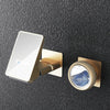 Luxury Brass LED Digital Display Bathroom Faucet Waterfall Basin Mixer