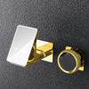Luxury Brass LED Digital Display Bathroom Faucet Waterfall Basin Mixer