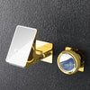 Luxury Brass LED Digital Display Bathroom Faucet Waterfall Basin Mixer