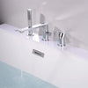 Luxury Brass Rotating Faucet Mixer Bathtub Basin Water Tap With Spray