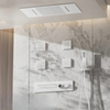 Luxury Brass Shower System Ceiling Design Hidden LED Digital Display