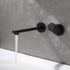 Luxury Brass Wall mount Adjustable Water Volume Bathroom Basin Faucet