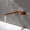 Luxury Brass Wall mount Adjustable Water Volume Bathroom Basin Faucet