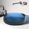 Luxury Crystal Countertop Basin Thin Edge Circular Art Glass Washbasin