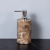 Luxury Dark Natural Marble Bathroom Accessories Shower Dispenser
