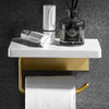 Luxury Double Paper Towel Rack Marble Paper Towel Rack Paper Holder