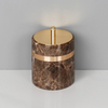 Luxury Emperador Dark Natural Marble Bathroom and Shower Accessories