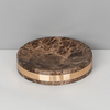 Luxury Emperador Dark Natural Marble Bathroom and Shower Accessories