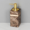 Luxury Emperador Dark Natural Marble Bathroom and Shower Accessories