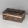 Luxury Emperador Dark Natural Marble Bathroom and Shower Accessories
