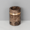 Luxury Emperador Dark Natural Marble Bathroom and Shower Accessories