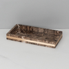 Luxury Emperador Dark Natural Marble Bathroom and Shower Accessories