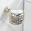 Luxury Gold Bathroom Accessories Wall Mounted Ceramic Hardware