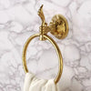 Luxury Gold Brass  European Artistic Shower Bathroom Accessories