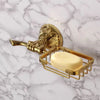 Luxury Gold Brass  European Artistic Shower Bathroom Accessories