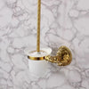 Luxury Gold Brass  European Artistic Shower Bathroom Accessories