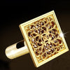Luxury Golden Square Floor Waste Drain Bathroom Shower Drain