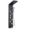 Luxury LED Shower Column Faucet SPA Massage Jet Shower Panel