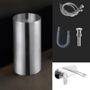 Luxury Stainless Steel Wash Basin Floor standing Bathroom Basin Sink