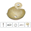 Luxury Tempered Glass Countertop Basin Artistic Modern Bathroom Sink