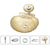 Luxury Tempered Glass Countertop Basin Artistic Modern Bathroom Sink