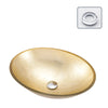 Luxury Tempered Glass Countertop Basin Artistic Modern Bathroom Sink