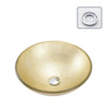 Luxury Tempered Glass Countertop Basin Artistic Modern Bathroom Sink