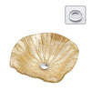 Luxury Tempered Glass Countertop Basin Artistic Modern Bathroom Sink